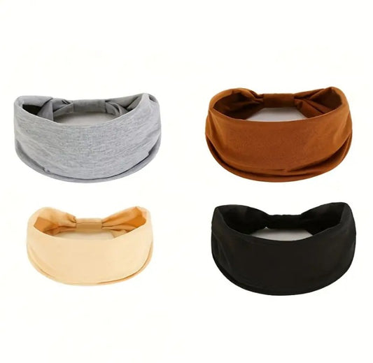 Solid Colored Elastic Headbands