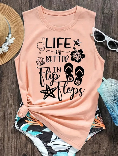 Life Is Better in Flip Flops Tank Top