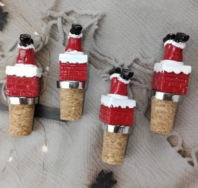 Santa Claus Wine Bottle Stopper