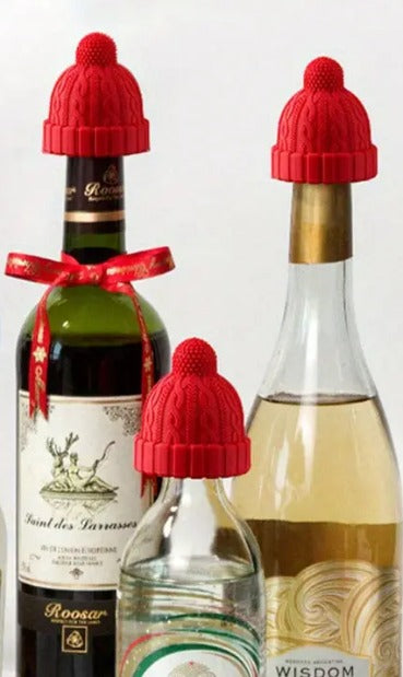 Christmas Hat Shaped Wine Stopper