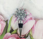 Silver Snowflake Wine Stopper