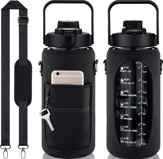 Water Bottle Carrier with Phone Holder