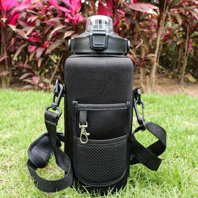 Water Bottle Carrier with Phone Holder