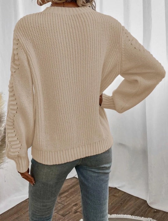 Thessaloniki Knit Crew Neck Sweater