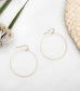 Matte Hoop Earrings - Gold/Silver