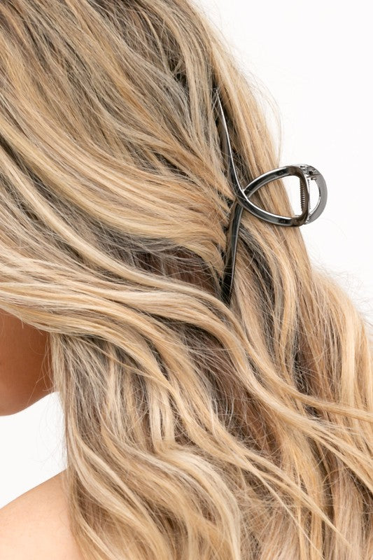 Metallic Loop Hair Claw